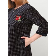 Халат Wild love 2XL,3XL,4XL,5XL велюр 20731